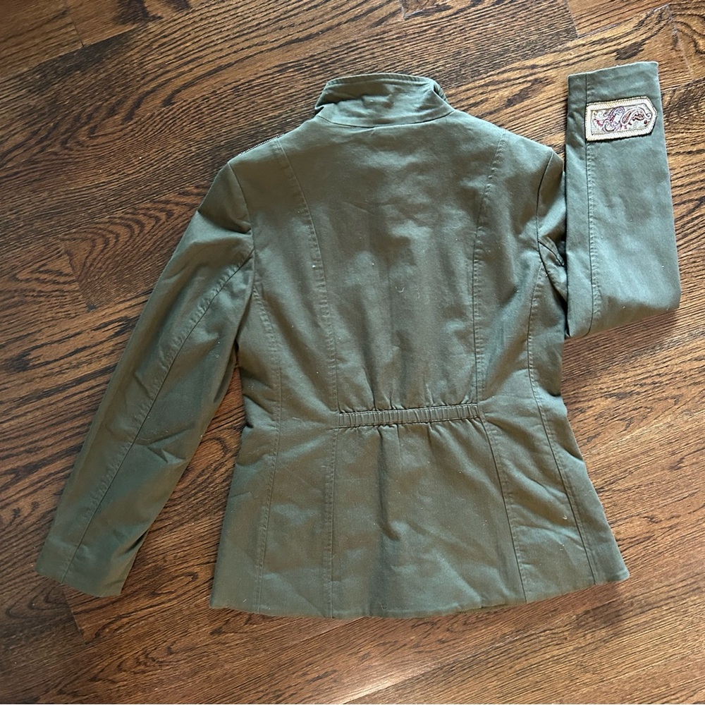Chico’s Military-Style Embroidered Jacket – Size 0 - Picture 11 of 11